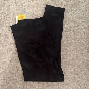 Zella Black Camouflage Gym Leggings